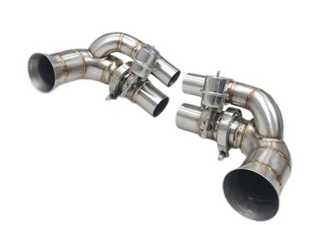 Silenciador lado escape deportivo tubo recto con válvulas Porsche 997 GT3 y GT3 RS - 99711104782, 99711104784, 99711104781, 99711104882, 99711104881, 99711104884